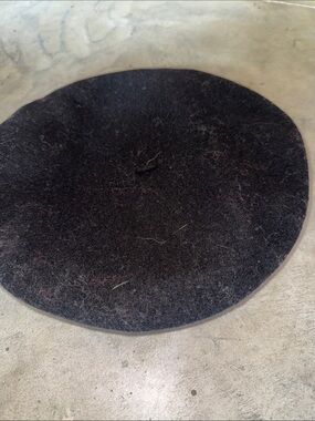 Basque Black Wool Beret